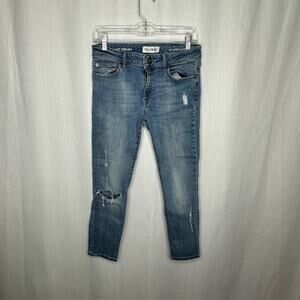 DL1961 Instasculpt Florence Cropped Distressed SKinny Jeans